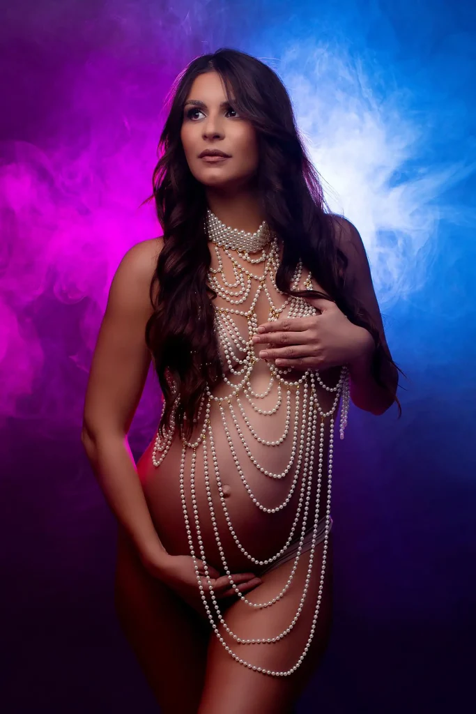 Caroline Hoang Photographe studio grossesse Saint-André-de-Cubzac