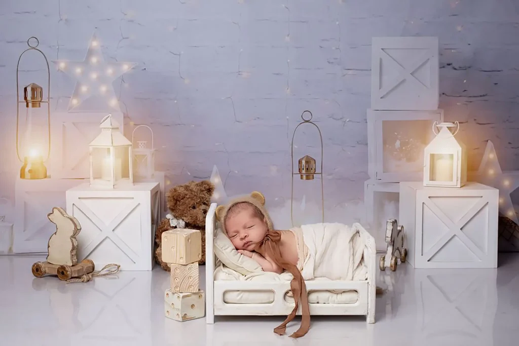 photographe naissance à prignac-et-marcamps en studio