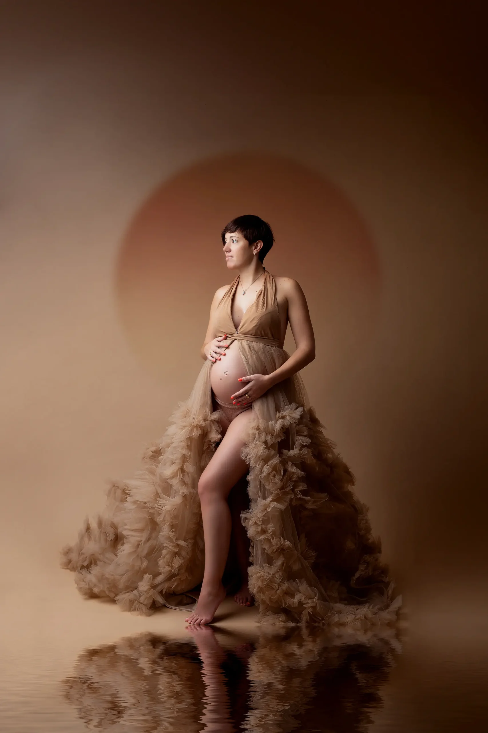 photographe shooting grossesse studio Bordeaux
