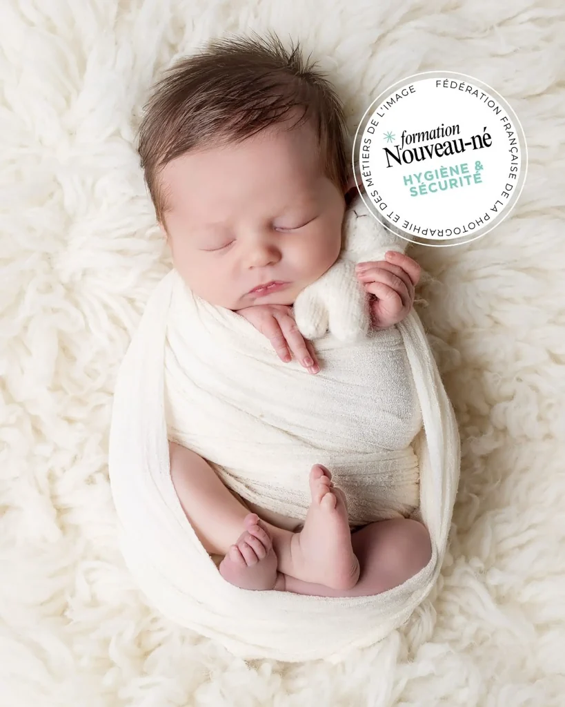 photographe de naissance en studio à Bordeaux