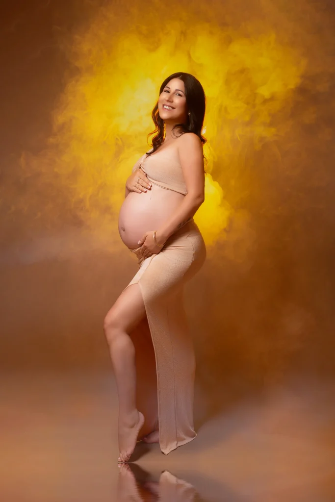 Caroline Hoang Photographe Shooting grossesse studio Bordeaux